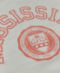 WEGO 【ANGIE VINTAGE】ピグメントカレッジロゴショートスウェット