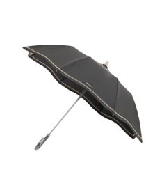 MOONBAT 【 遮光率100％/遮熱/UV】FURLA(フルラ) 晴雨兼用日傘 ジッパー刺繍 折りたたみ傘 楽折