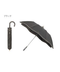 MOONBAT 【 遮光率100％/遮熱/UV】FURLA(フルラ) 晴雨兼用日傘 ジッパー刺繍 折りたたみ傘 楽折