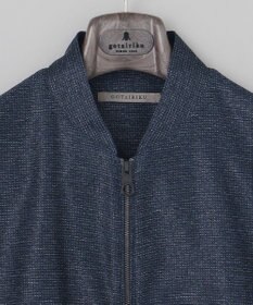 GOTAIRIKU 新素材【洗える/シワになりにくい/ストレッチ】カラミプリント MA-１ブルゾン