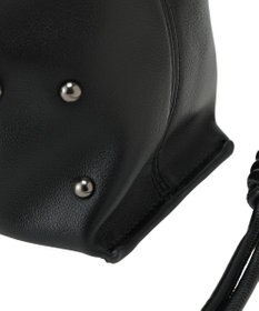 YECCA VECCA 2wayスタッズチェーンギャザーバッグ