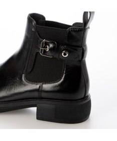 MODE ET JACOMO <carino>本革サイドゴアベルテッドショートブーツ