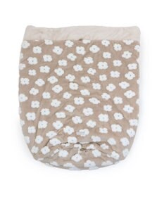 PET PARADISE ペットパラダイス ボア 寝袋 筒型《お花柄》L  中型犬