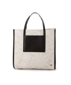 LA BAGAGERIE 【STOF】フラワープリントスクエアトート