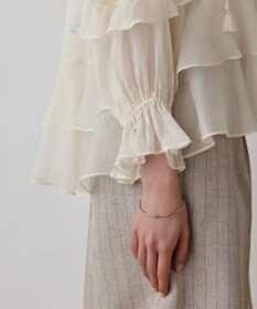 GRACE CONTINENTAL シフォンフレアブラウス