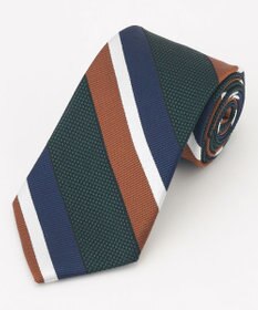 J.PRESS MEN 【JAPANESE SILK FRESCO TIE COLLECTION】マルチストライプ ネクタイ