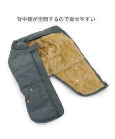 PET PARADISE ペットパラダイス 遠赤外線 綿入りコート  《ブルーグレー 》　中型犬 大型犬