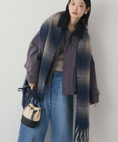 AMERICAN HOLIC チェックシャギーマフラー