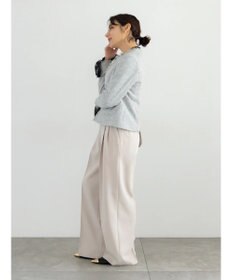 Te chichi 【セレモニーアイテム】2タックワイドパンツ（セットアップ可）