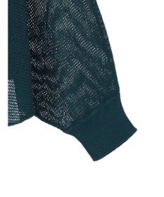 AMERICAN HOLIC ニュアンスメッシュニットカーディガン