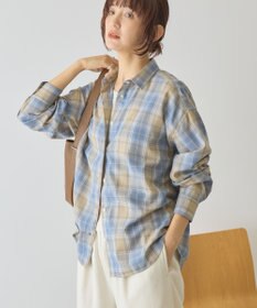 AMERICAN HOLIC 【イージーケア】　チェックバックタックシャツ