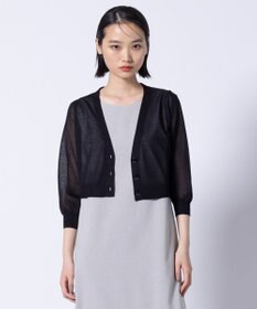 TOCCA 【美人百花掲載】SHEER BUBBLE KNIT ニットカーディガン