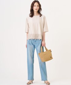 J.PRESS LADIES 【完全受注生産】ポーチ付き キャンバス ミニトートバッグ