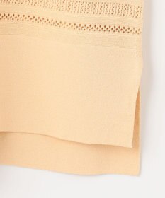 J.PRESS LADIES L 【洗える】レーヨンエリートストレッチ 編み柄 ニット