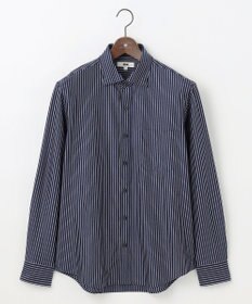 JOSEPH ABBOUD 【綿100％・自然なストレッチ】マイクロストライプジャージー シャツ