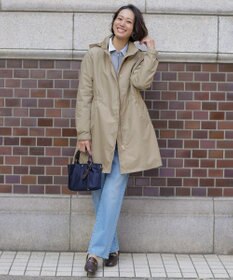 J.PRESS LADIES L 裏毛 ハーフジップ プルオーバー