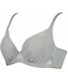 WACOAL 【小さく見せるブラ】 シンプル ブラジャー 着やせ効果 コンパクトにメイク バストの突出をおさえる 背中の段差を軽減 大きいサイズ レディース BRB452 /ワコール