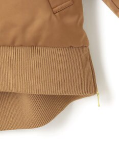 ICB 【洗える】 マットサテン MA-1ブルゾン