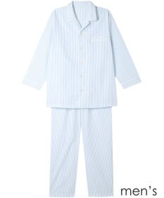 ワコール／睡眠科学 メンズ パジャマ 長袖 長ズボン 綿100%(本体) サッカー素材 YGX345 睡眠科学／ワコール