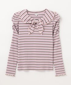 ANY KIDS リボン テレコボーダー Ｔシャツ