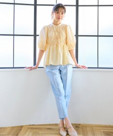 Feroux リボンギャザー ブラウス