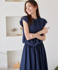 Tiaclasse 【洗える】フリル袖ワンピース