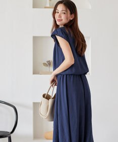 Tiaclasse 【洗える】フリル袖ワンピース