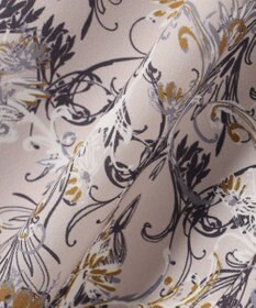 自由区 L 【洗える】バロックプリント ワンピース