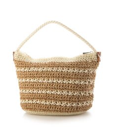 UNBILLION カシュカシュ cachecache / ボーダーコンビ編みワンハンドル2wayミニトート