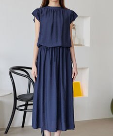 Tiaclasse 【洗える】フリル袖ワンピース