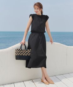 Tiaclasse 【洗える】フリル袖ワンピース