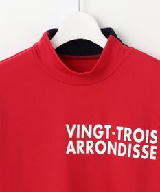 23区GOLF 【WOMEN】【吸水速乾/UVカット】スポーティ モックネックシャツ