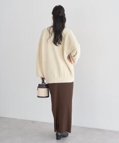 earth music&ecology ラメミニシャギーＶネックカーディガン