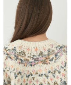 earth music&ecology スラブヤーンノルディックプルオーバー