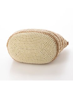 UNBILLION カシュカシュ cachecache / ボーダーコンビ編みワンハンドル2wayミニトート