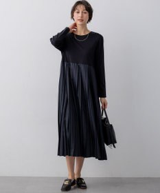 23区 L ニットセットアップ プリーツコンビ ワンピース