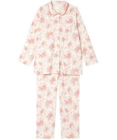 Wing パジャマ 長袖 長ズボン 綿100％ スムース素材 レディース EP5063 ウイング／ワコール