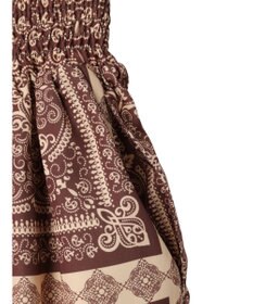 Green Parks ■ＥＳＣＡＲ　スカーフパネルｐｔギャザースカート