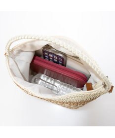 UNBILLION カシュカシュ cachecache / ボーダーコンビ編みワンハンドル2wayミニトート