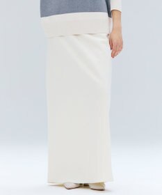 BEIGE， 【VERY NaVY12月号掲載】MONTAIGNE / イージーウエストウールロングスカート