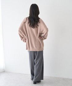 earth music&ecology ラメミニシャギーＶネックカーディガン