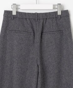 J.PRESS LADIES S 【WEB限定】ネップヘリンボーン ガウチョ パンツ