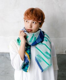 POLS コットン・キュプラ FUSAスカーフ