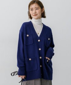 23区 S 【先行予約/見上愛さん着用/WEB&一部店舗限定カラーあり】カシミヤブレンド ジャケットライク カーディガン