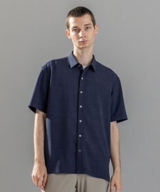 JOSEPH HOMME 【新柄】テクノボイルストレッチ レギュラーカラー半袖シャツ