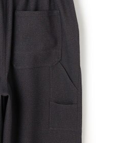 J.PRESS YORK STREET 【UNISEX】ポリエステルカルゼ ワイドペインターパンツ