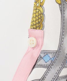 GRACE CONTINENTAL スカーフプリントシャツドレス