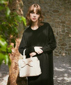 Maison de FLEUR EC限定リボン3ルーム2Wayトートバッグ