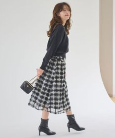 Feroux 【洗える】2WAY パールボタン カーディガン