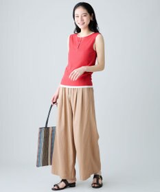 ANY 【2SET】ツインセットヘンリーネックタンクトップ